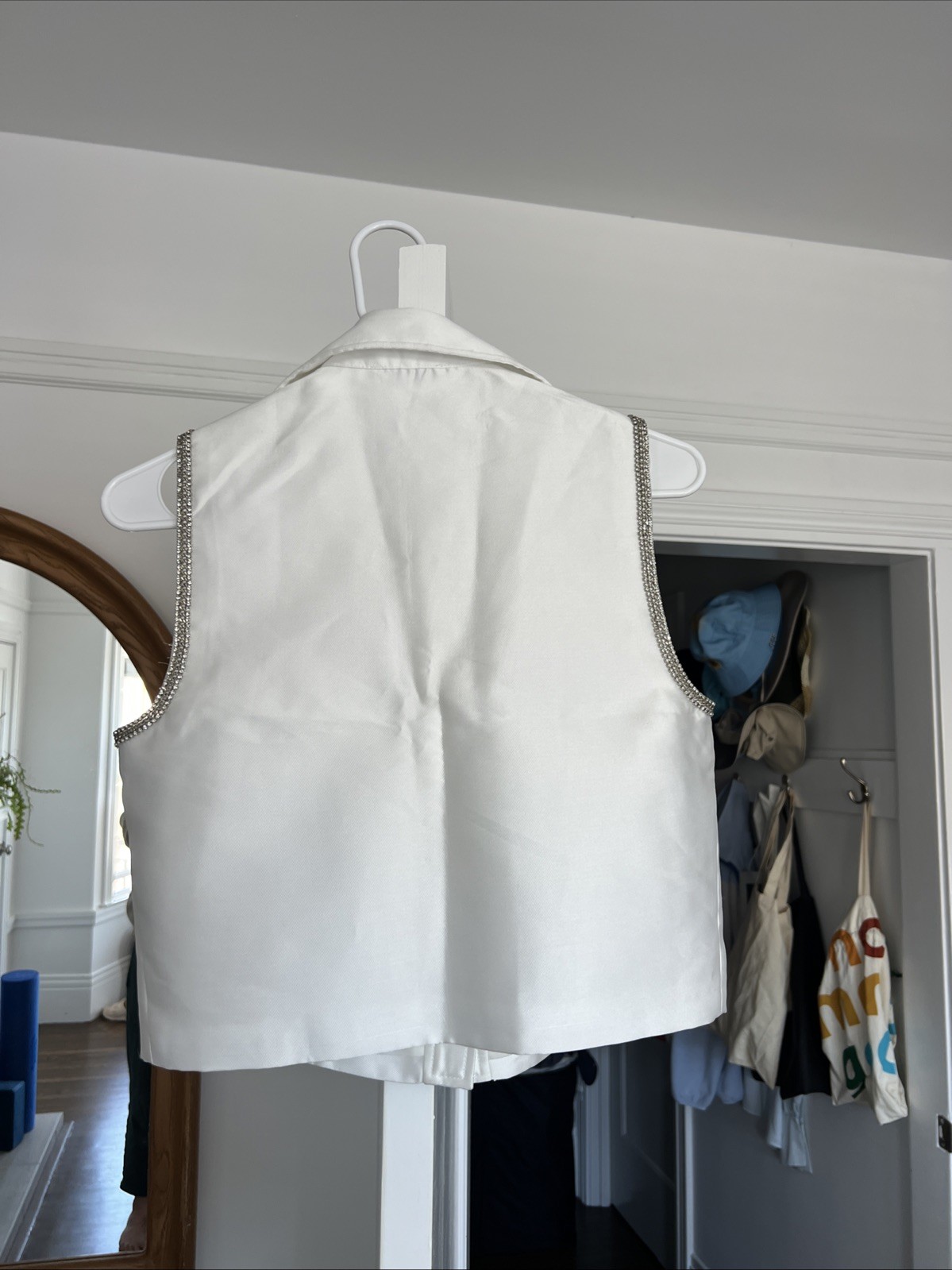 Sandro Sleeveless Twill Shirt Size 0