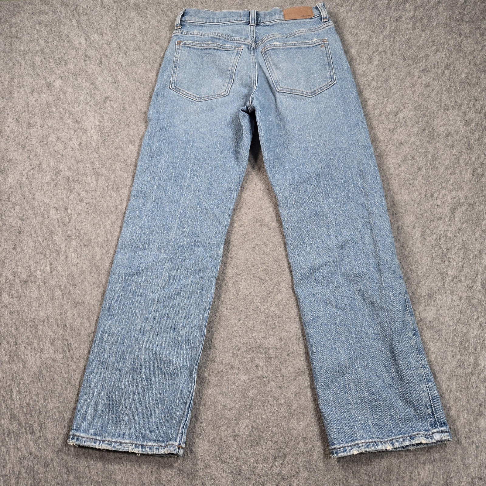 Madewell 90s Straight Jeans Womens 25P Blue Medium Wash Mid Rise Stretch Denim