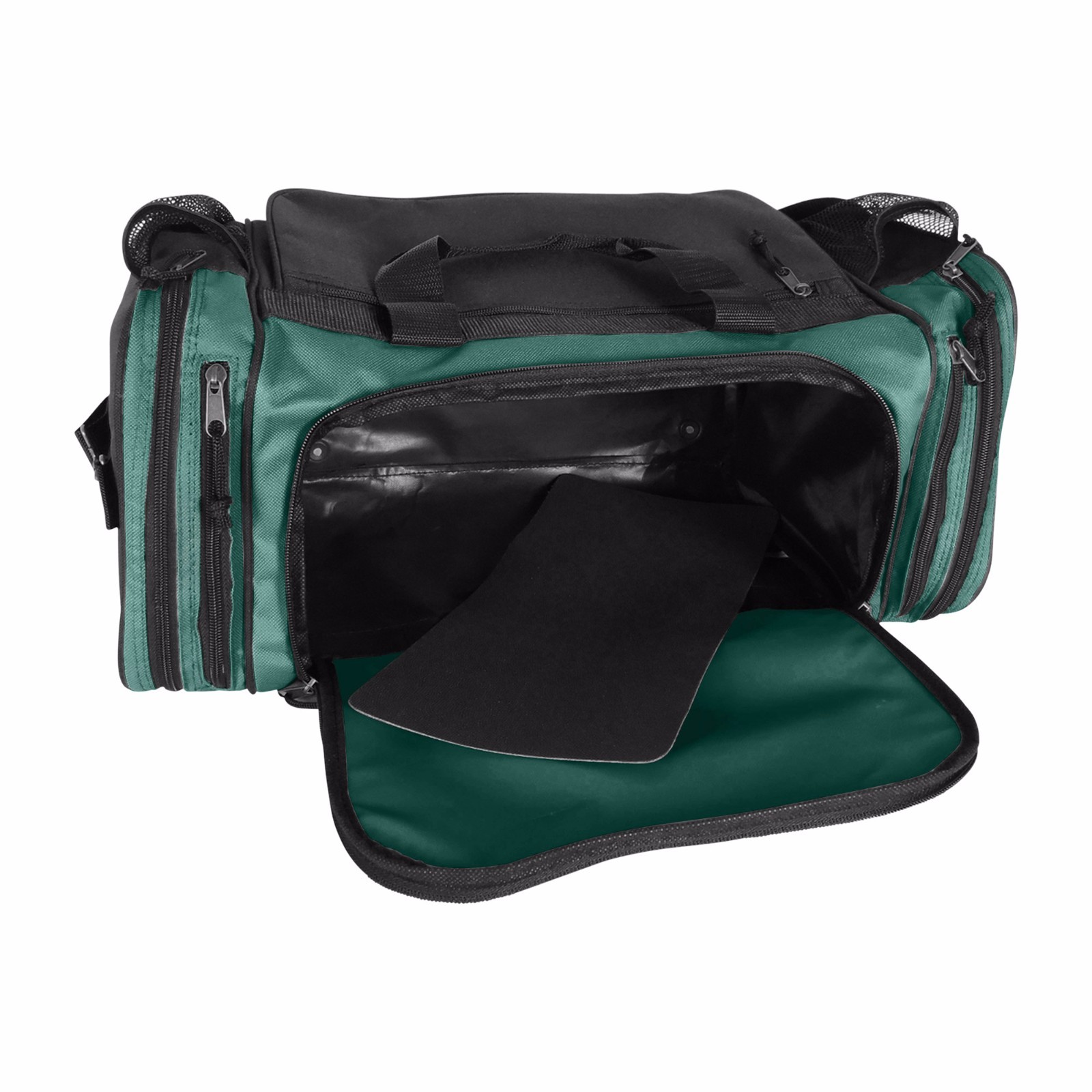 DALIX Brand New Duffle Bag Sports Duffel Bag in Green and Black Gym Bag