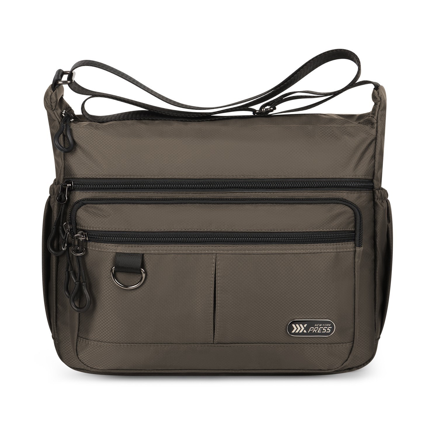 Multi Pocket Purse Lightweight Waterproof Shoulder Handbag Casual Travel Satchel