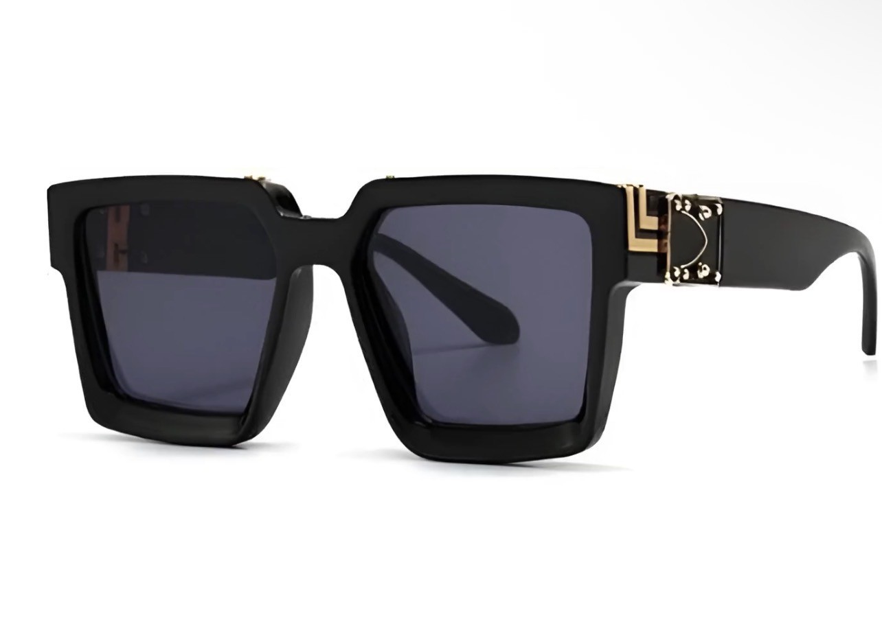 MEN OVERSIZED THICK SHADES SQUARE SUNGLASSES RETRO DESIGNER FASHION CLASSY 2023