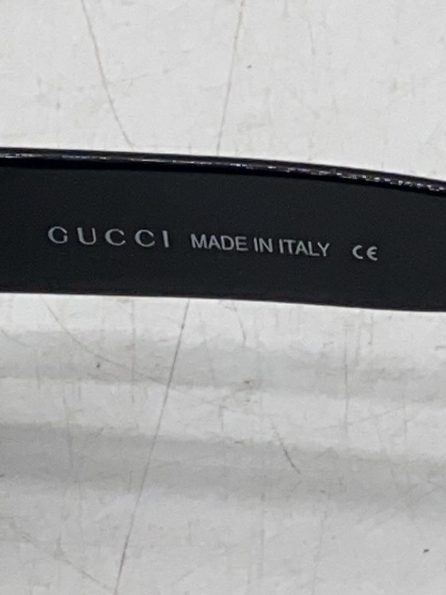 GUCCI Sunglasses Oval Plastic BLK BLK Men s GG2196