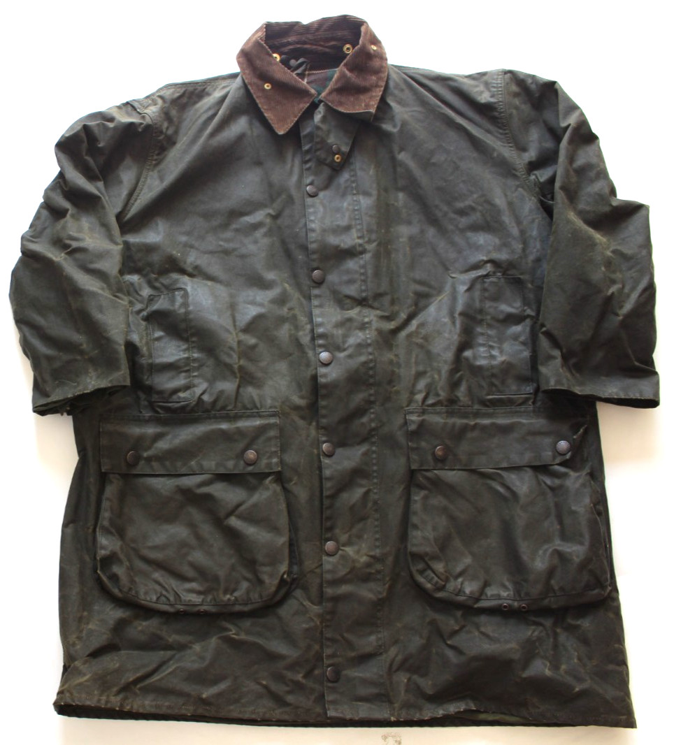 Vintage Barbour Northumbria A400 men’s wax jacket C46 /1 17cm olive LJKTC690