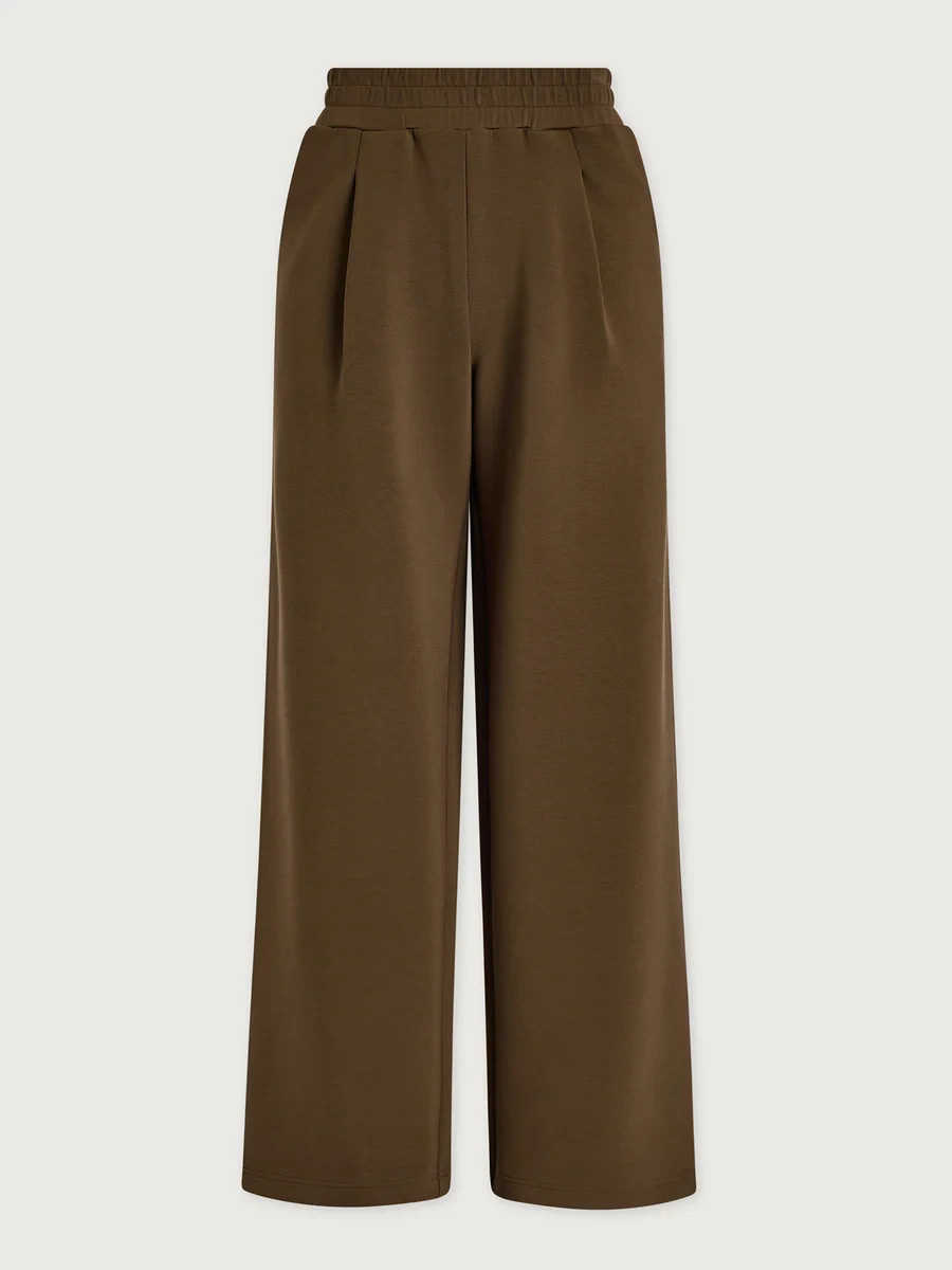 Varley The Extra Wide Leg Pant 29.5″ in Military Olive, Size Medium