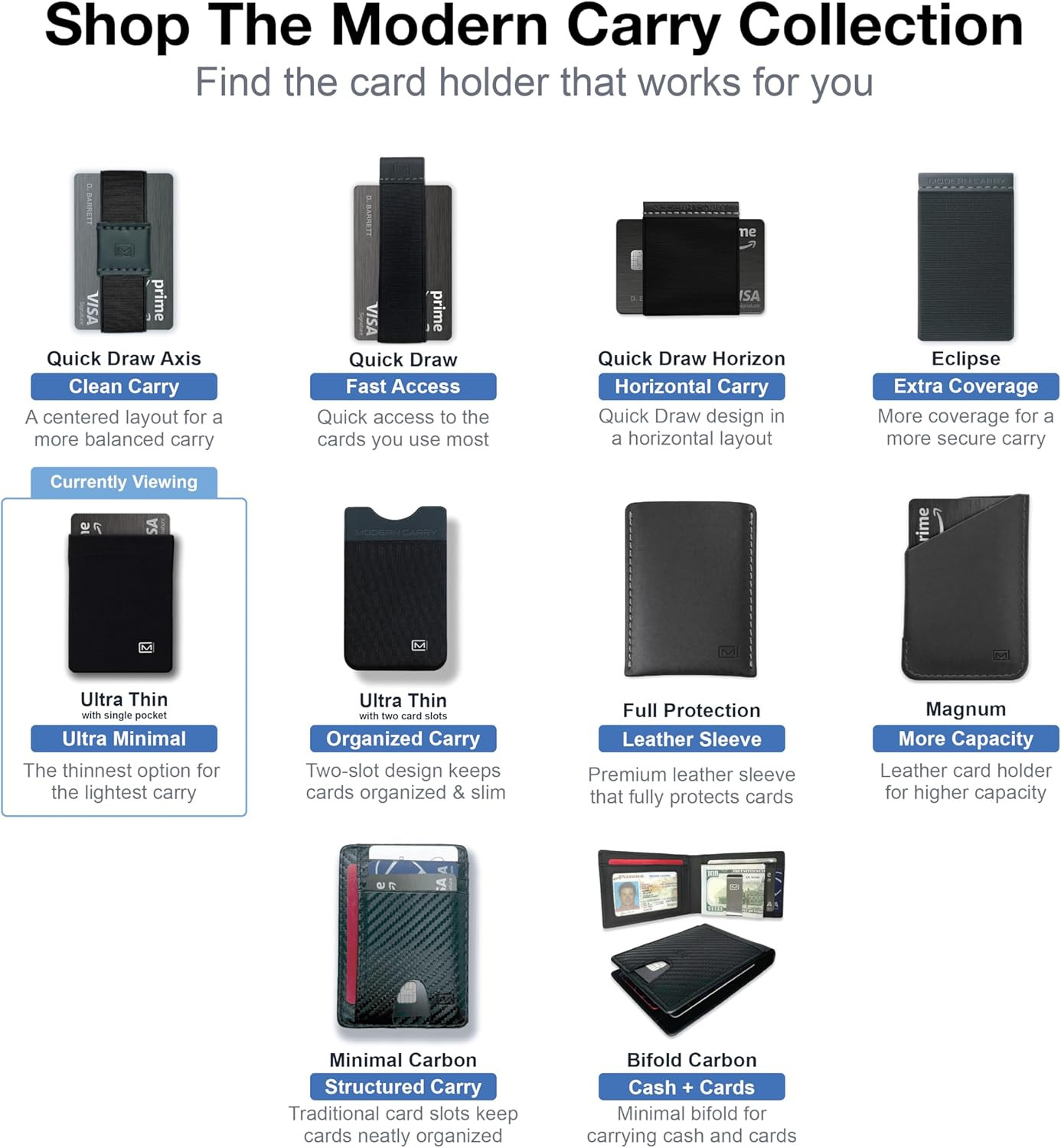 Ultra Thin Elastic Card Holder Single & Double Pocket | Ultra-Slim Elastic Desig
