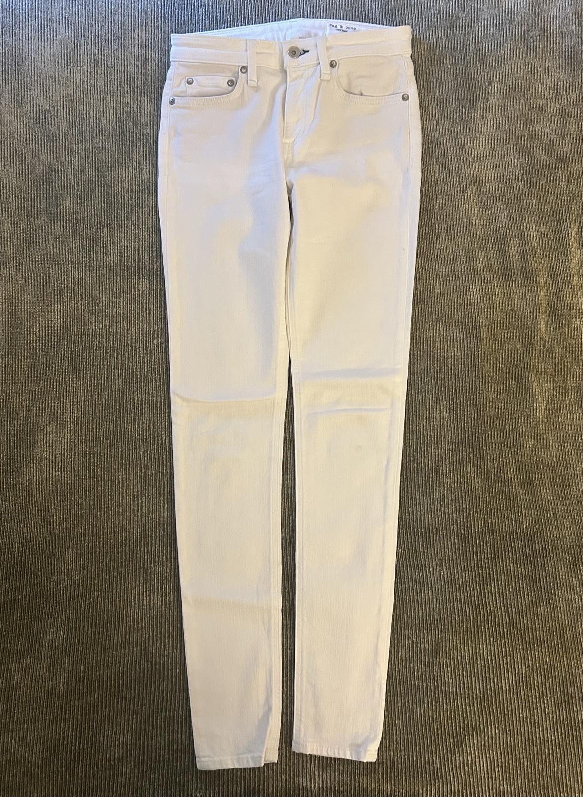 Authentic Rag & Bone New York White Skinny Jeans Women’s Size 25