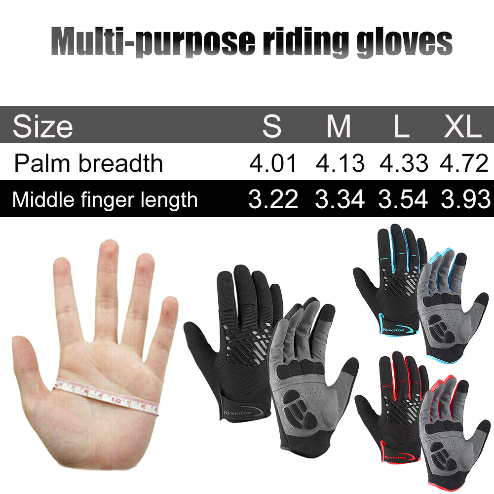 Multi-purpose Touchscreen Gloves Gel Pad Gloves MTB Gravel Bike Cycling Gloves