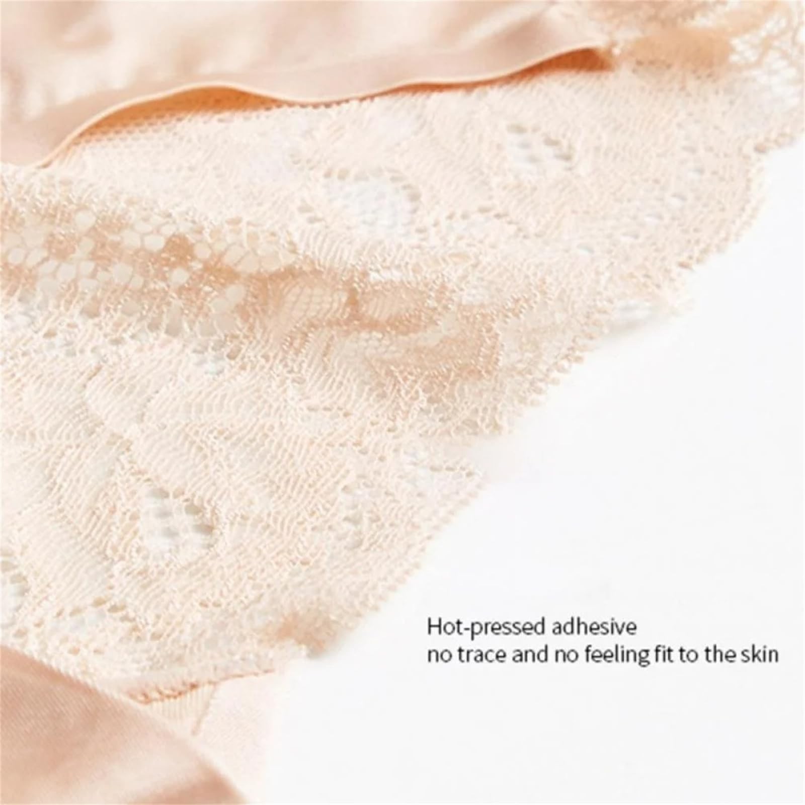 6 Pack Women’s Mid-Rise Ice Silk Briefs Lace Trim Underwear Daily Wear
