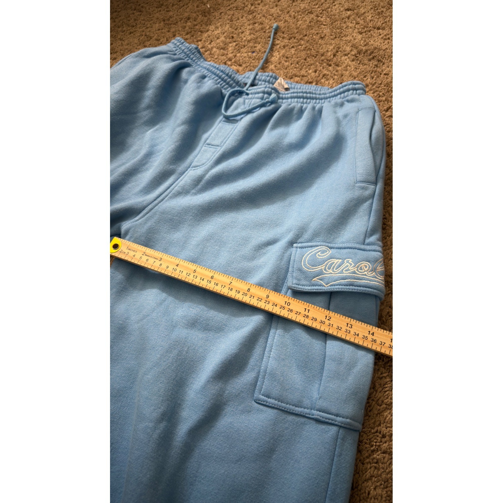 Renegade North Carolina Blue Hoodie and Cargo Jogger Tracksuit Set Mens XL bb20