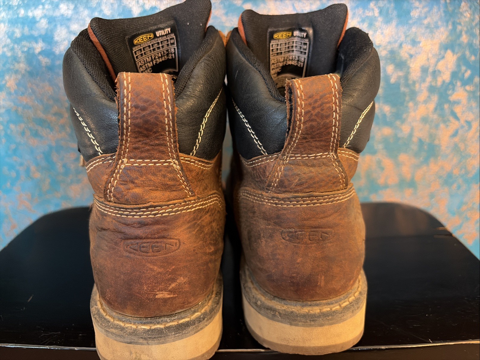 Keen Utility Men’s Cincinnati 6″ Leather Soft Toe Work Boots Size 10D