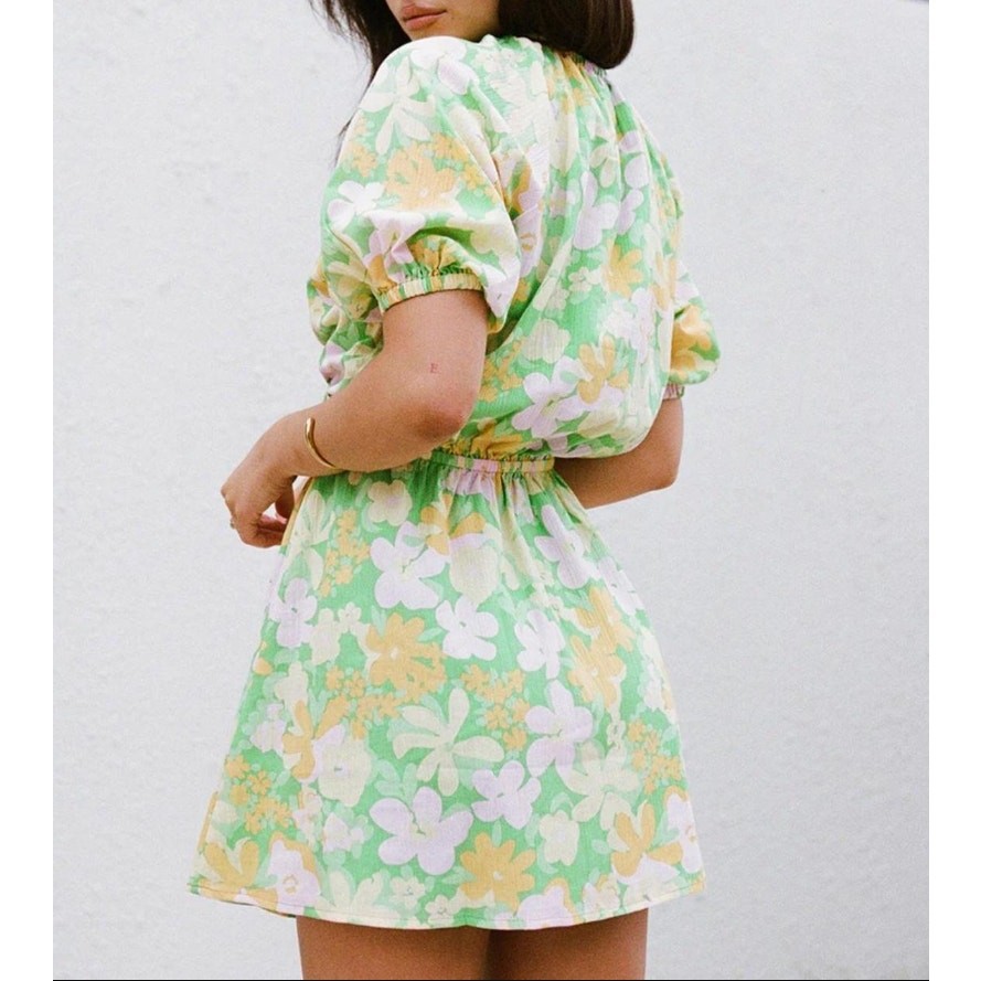 Sabo Milo Dress Juniper Green Size Small