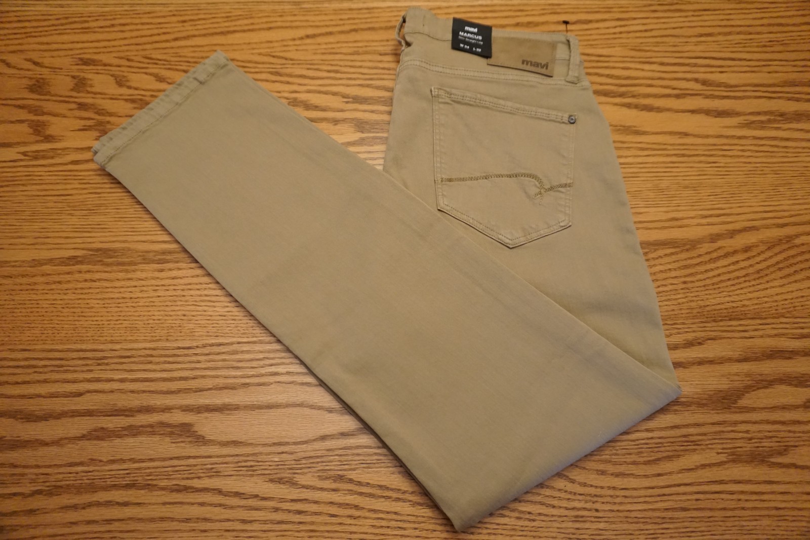 NWT MEN’S MAVI JEANS PANTS Multiple Sizes Marcus Slim Straight Leg Khaki Beige