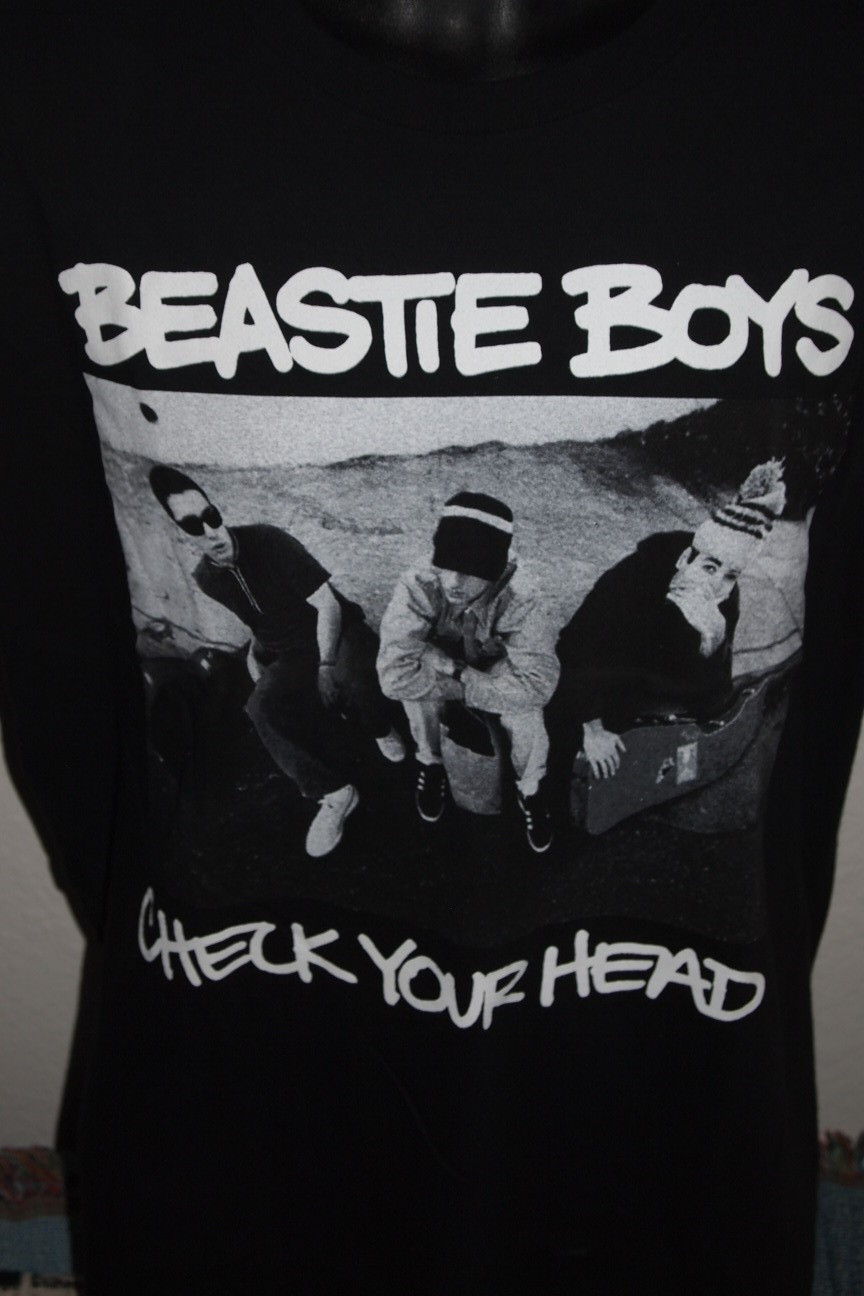 NWOT Beastie Boys DEF JAM Check Your Head Black Music T-Shirt Size Mens Large