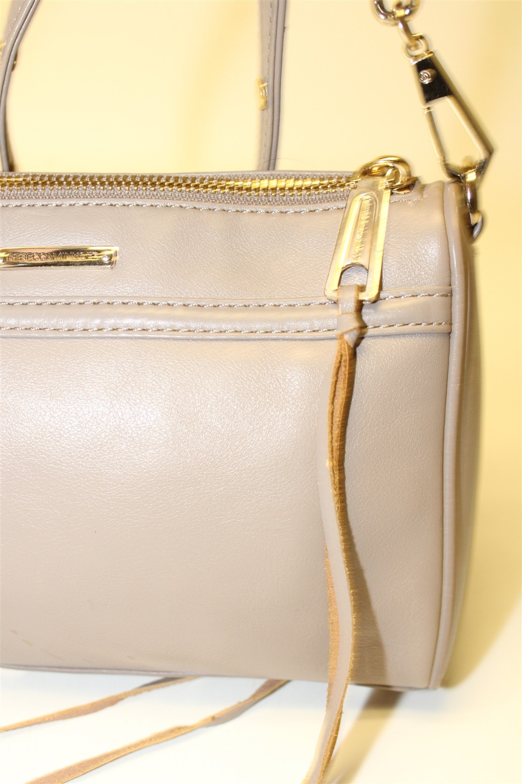 Rebecca Minkoff Mini MAC Convertible Crossbody Bag Leather Shoulder Satchel