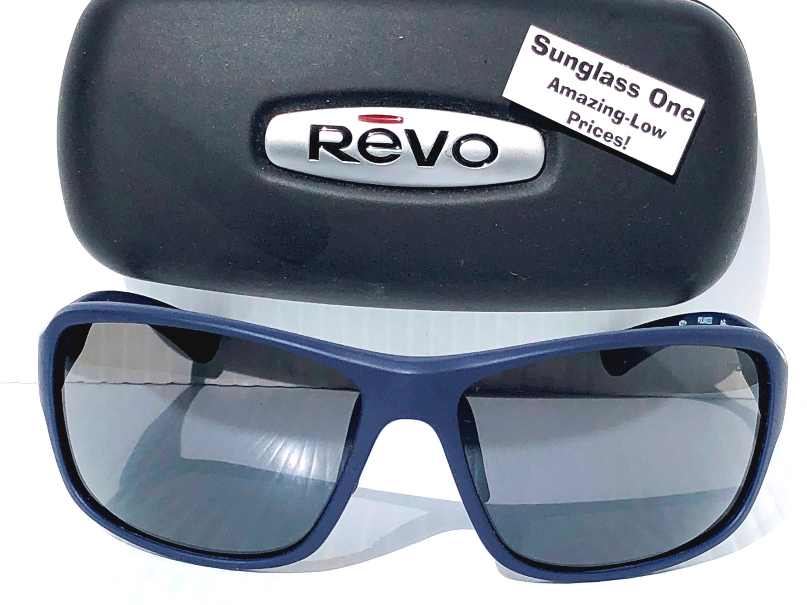 REVO VISTA Matte Blue Navy POLARIZED Grey Lens Sunglass 1186 05 GY