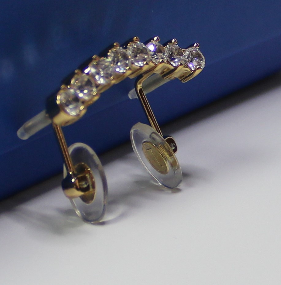 New Big Diamond Iced Out Cz Nose Bridge High Quality Fits Decor Eyewear Non-OEM