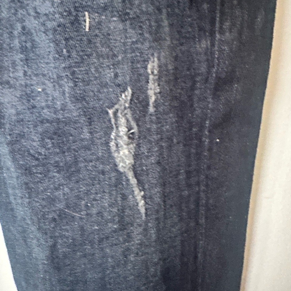 Hudson krista ankle super skinny distressed dark wash Jean. Size 28.