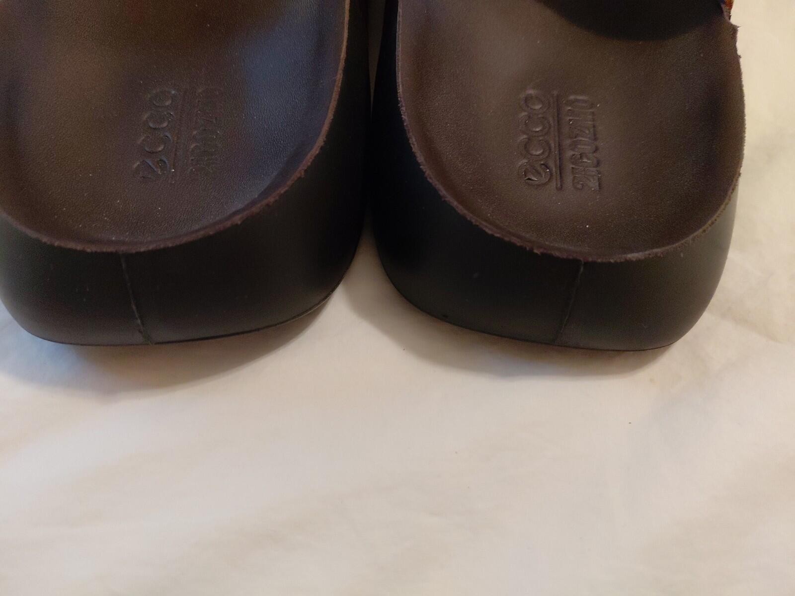 Ecco Men’s 2nd Cozmo ##605 Two Band Slide Sandal Brownish 12 NEW