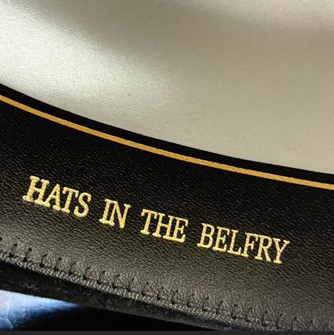 Vintage 1990s Hats in The belfry bowler Hat 6x beaver Fur Felt