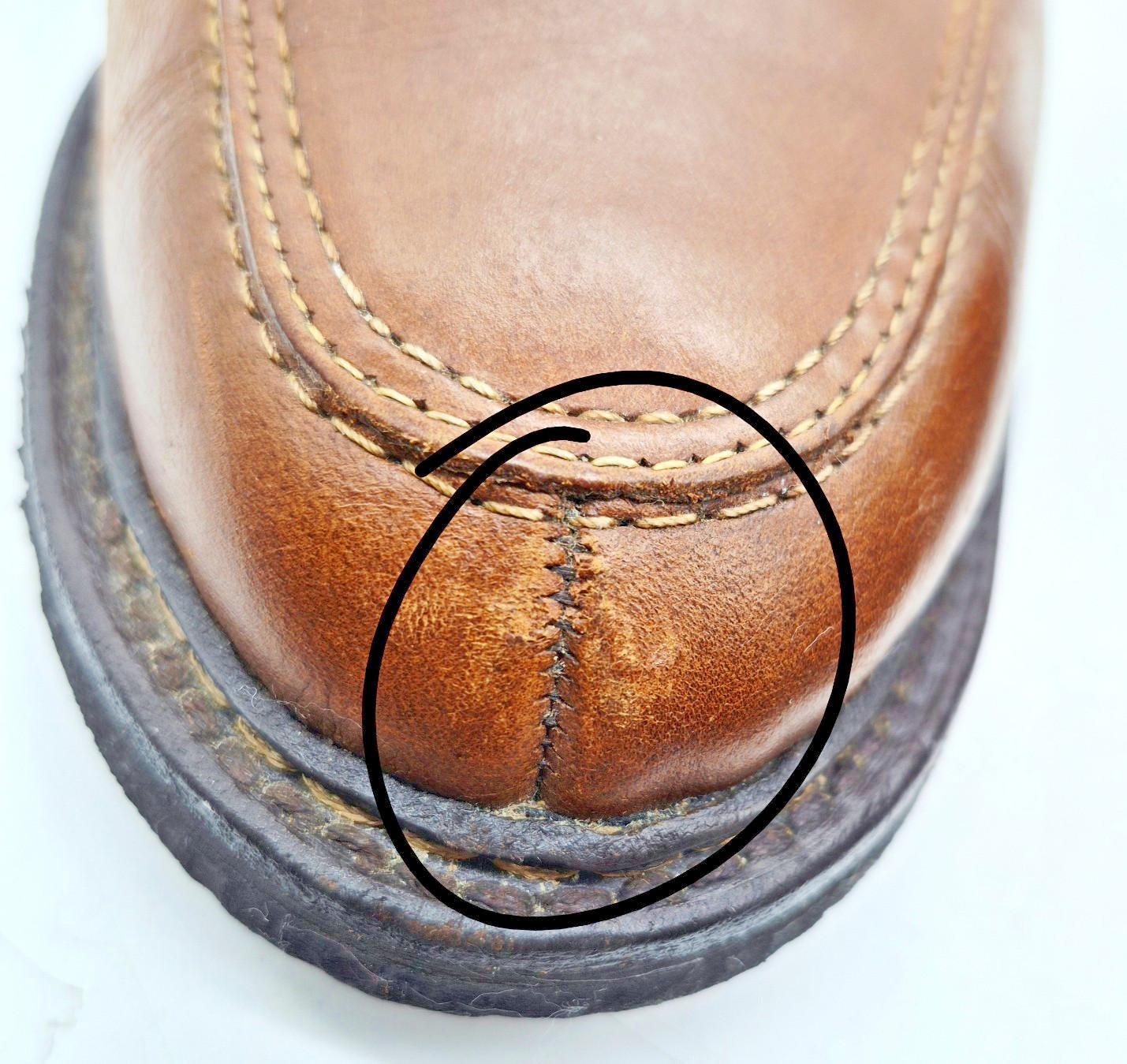Allen Edmonds Wilbert Leather Split Moc Derby Oxford Shoes Men’s Size 9.5 D 1932