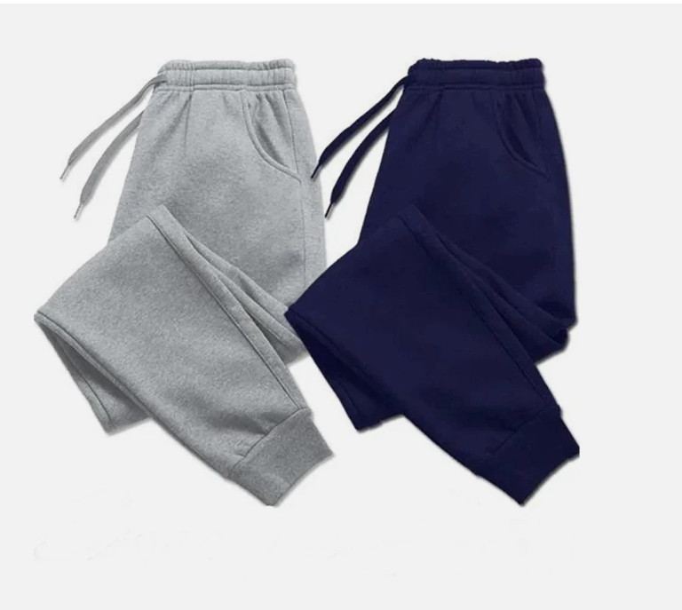 Men’s Casual Pants Autumn Winter Fleece Sweatpants Men Running Jogger Sports