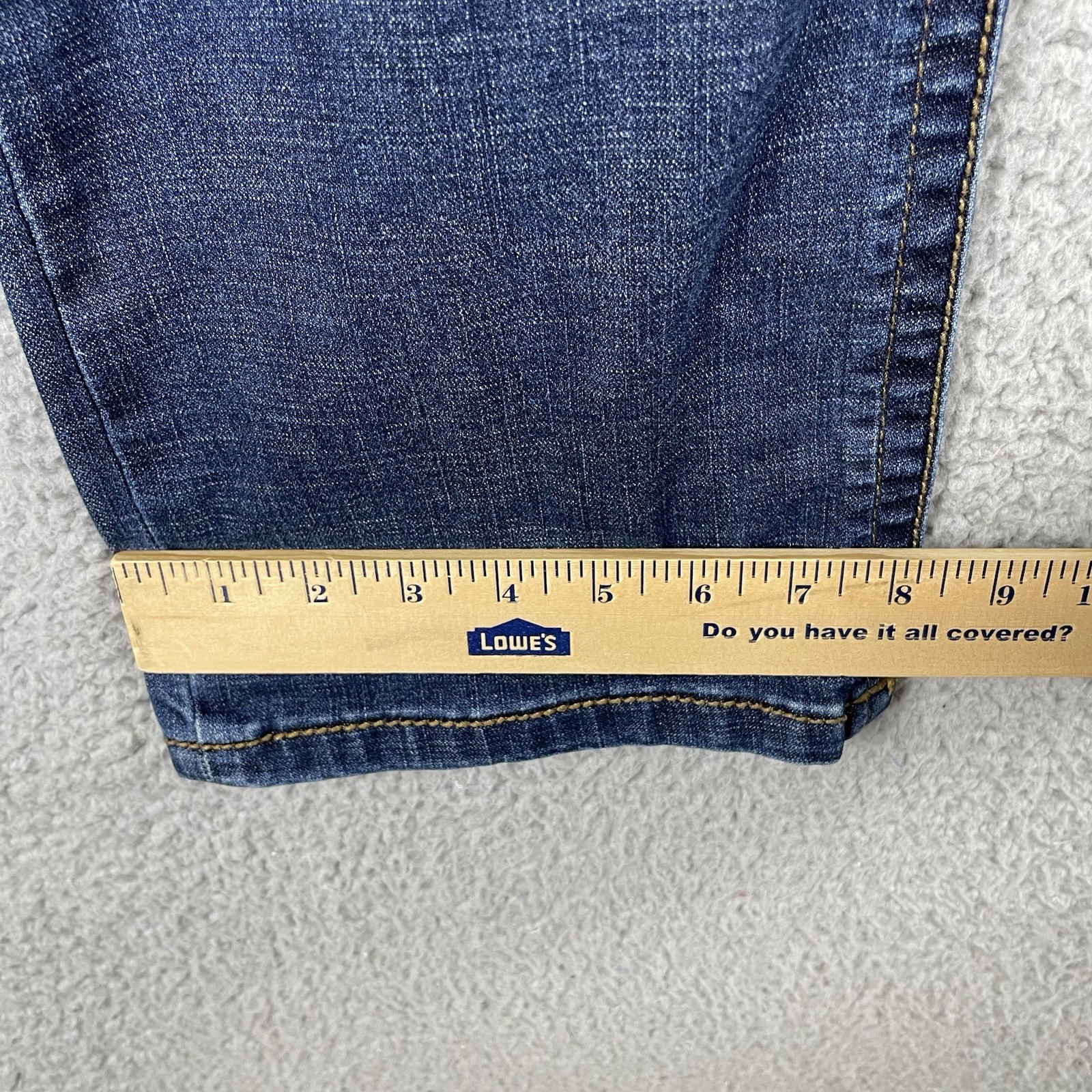 Wrangler Willow Ultimate Riding Jeans Junior Womens 13×36 Blue Denim Bootcut
