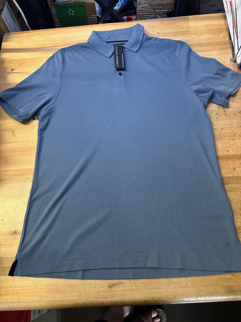 Banana Republic Men’s Luxe Touch Performance Polo Shirts 100% Cotton Variety