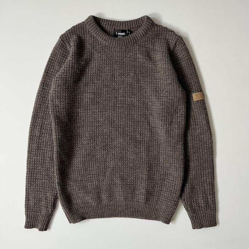 Women Ivanhoe of Sweden sweater brown wool 36 / S