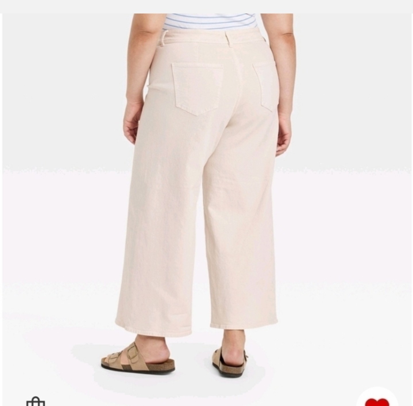Universal Thread Jeans High-Rise Sailor Wide Leg Ankle Jeans Size 17