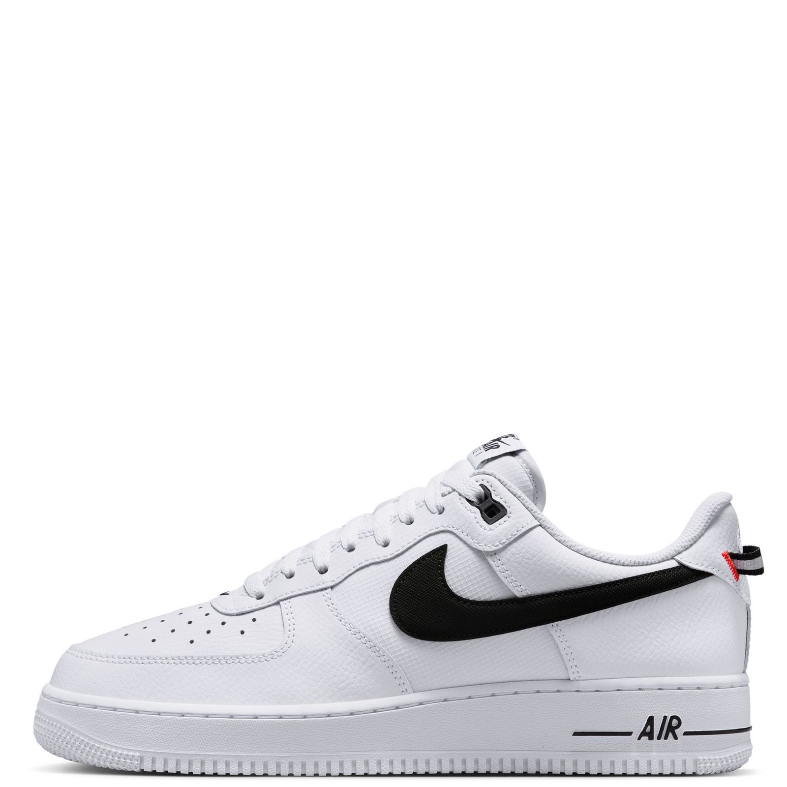 Men’s Nike Air Force 1 ’07 LV8 White/Black-Bright Crimson (HV9509 100)