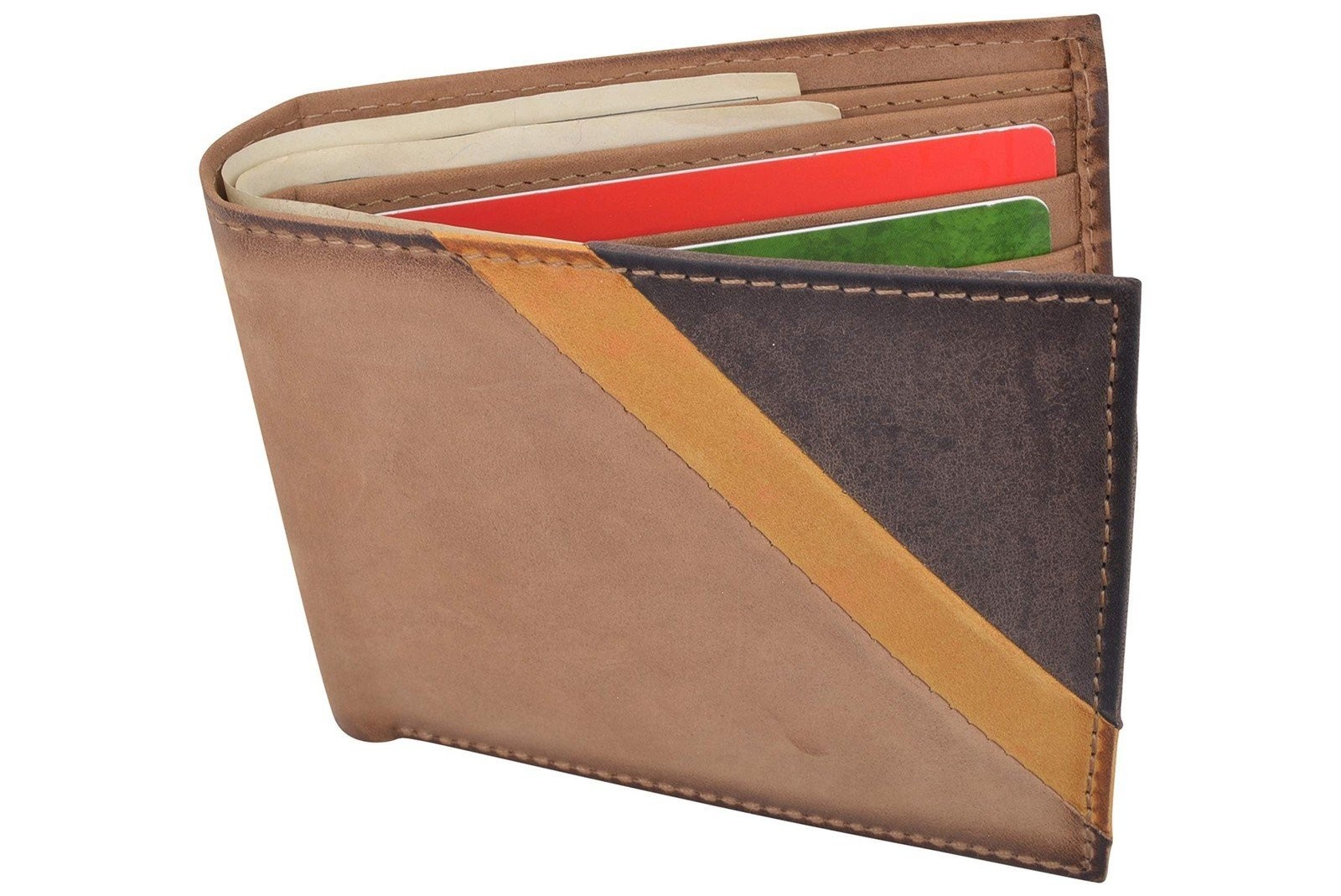CAZORO Slim Wallet for Men Bifold Genuine Leather RFID Blocking Minimalist…