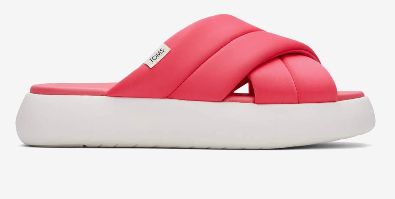 TOMS Mallow Crossover mules Sandal SIZE 9M RASPBERRY NIOB $49.95