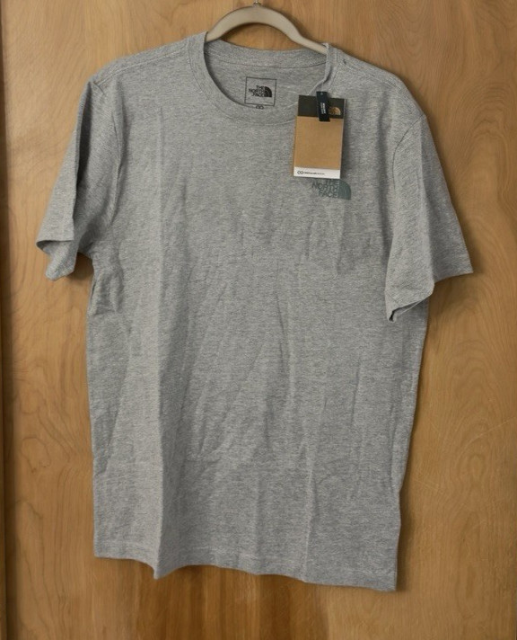 The North Face Men’s Short Sleeve Core Celebration Box NSE Tee Gray Size M NWT