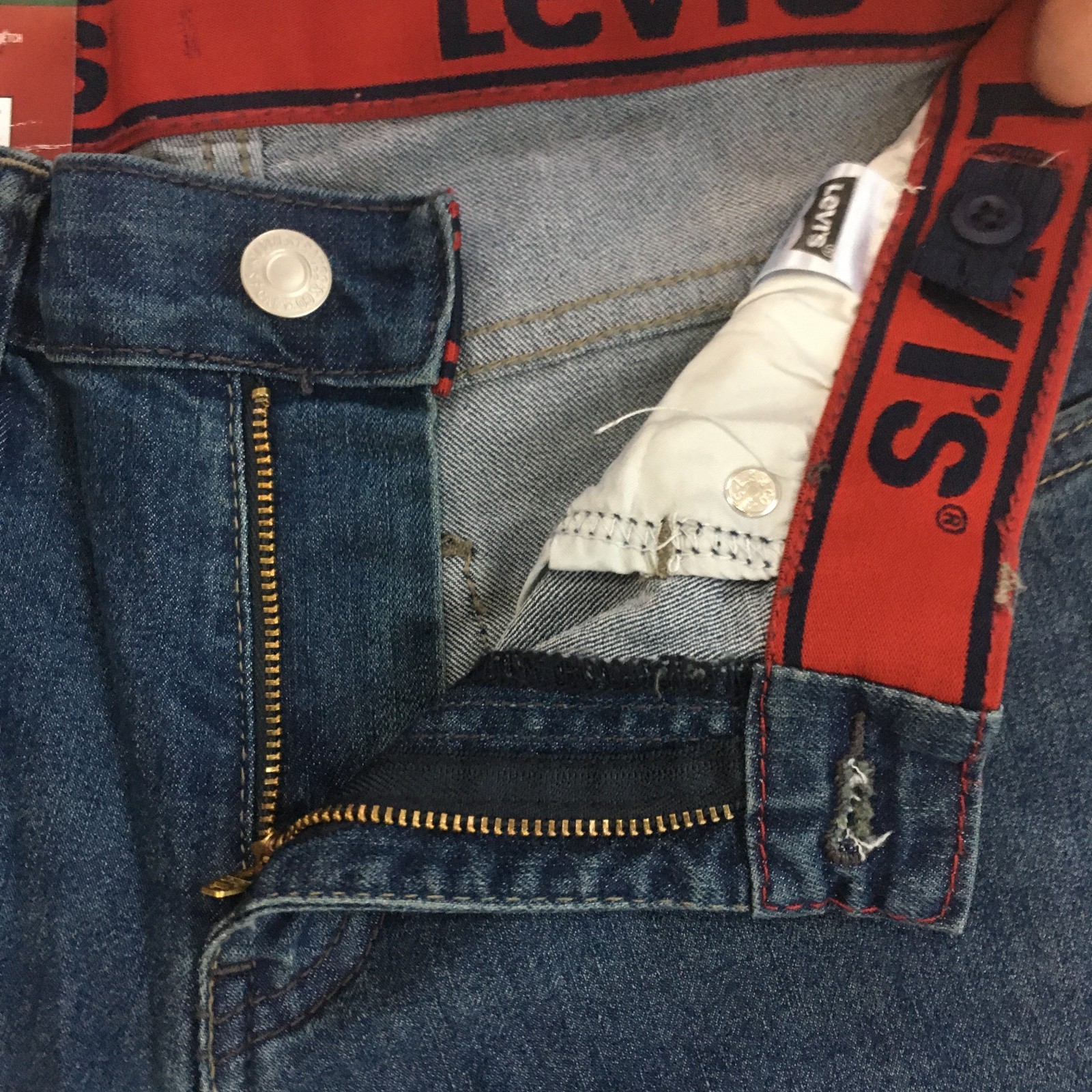 Levi’s 511 Slim Flex Stretch Blue Jeans size 14 Boys NWT