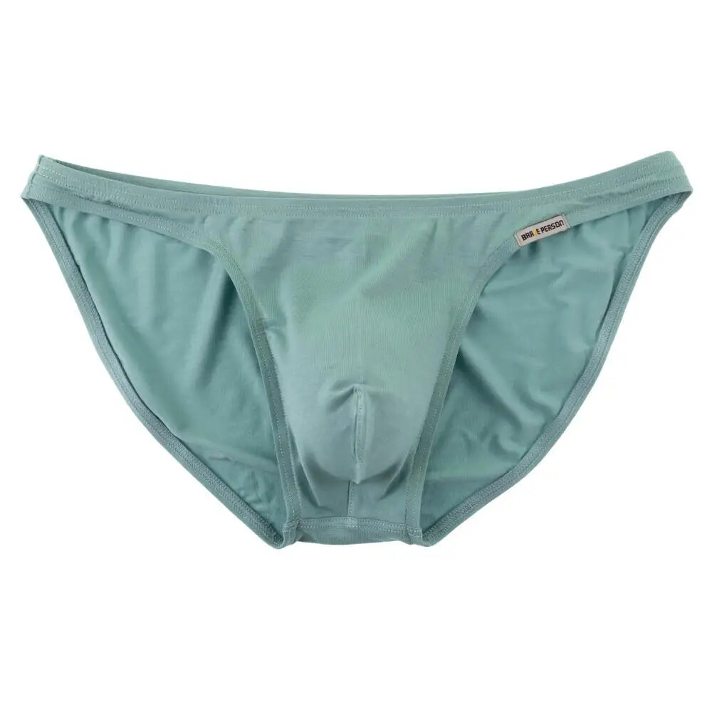 Men’s Underwear Briefs Bamboo Breathable Soft TAGLESS Sexy Bikini 12 Colors