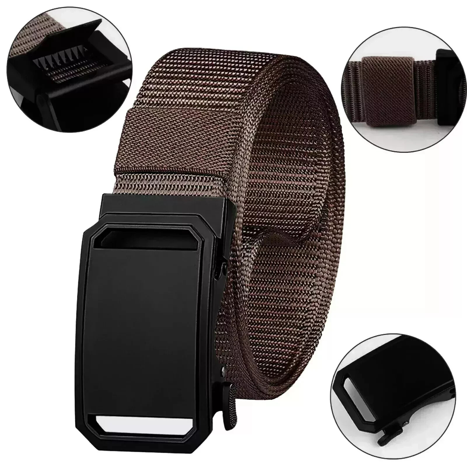 Men’s Military Tactical Belt Adjustable Buckle Gun Belt Quick Release Nylon Belt