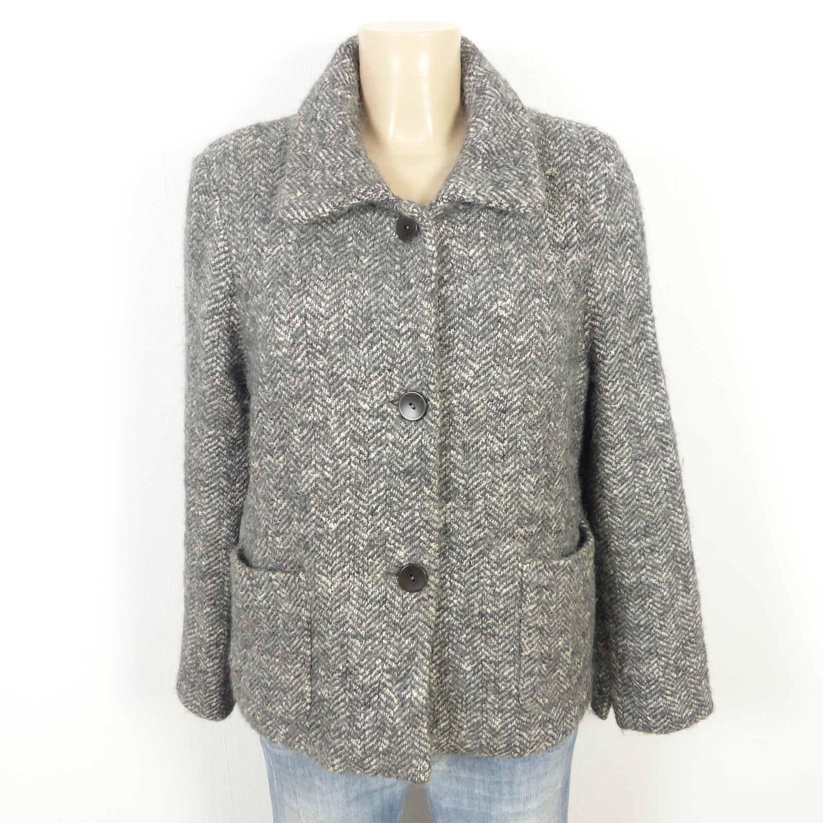 Oska wool jacket wool gray size 1 DE 38