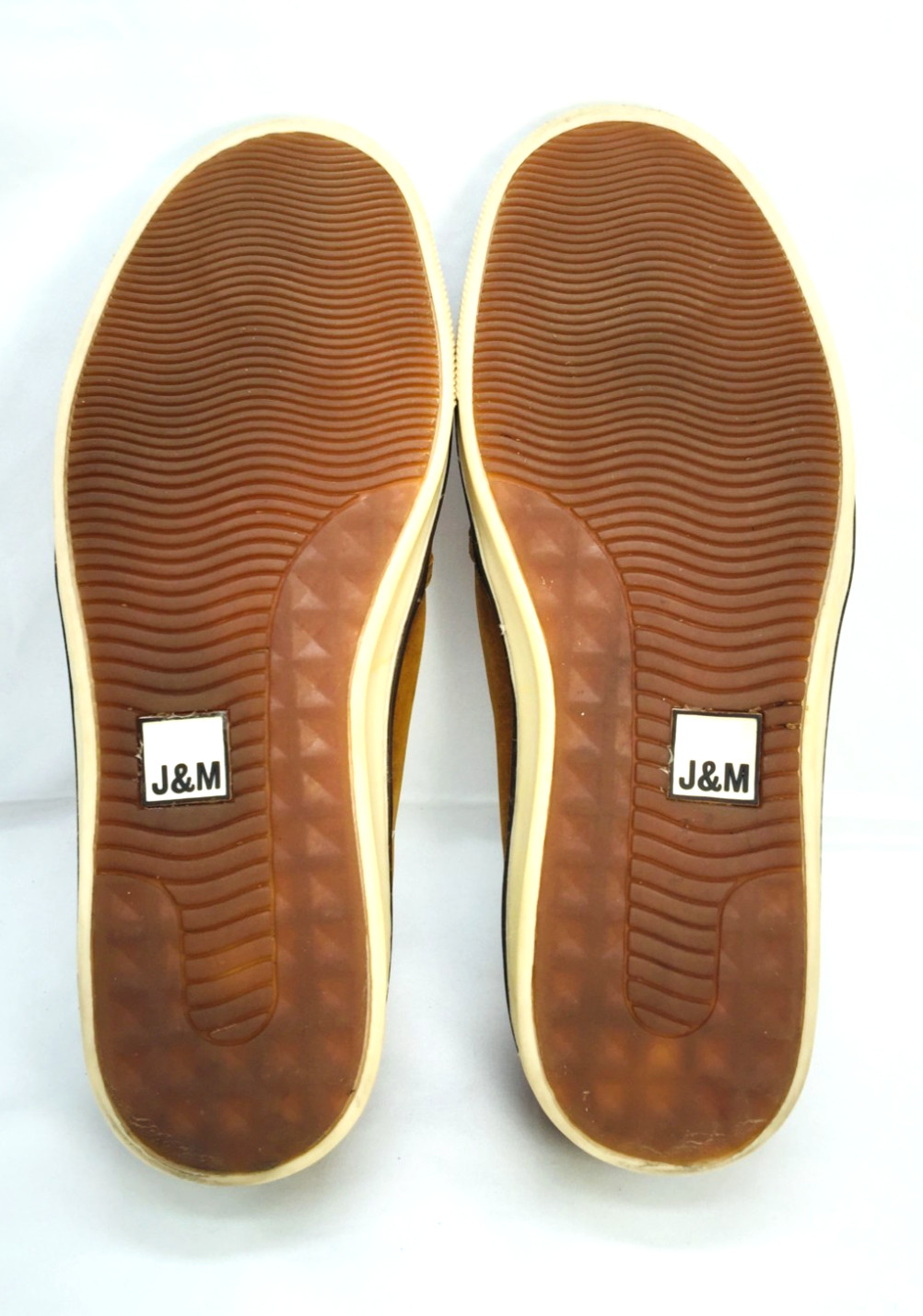 J&M Johnston Murphy McGuffey Lt Tan Slip-On Loafers Suede Nubuck Shoes Mens 10M