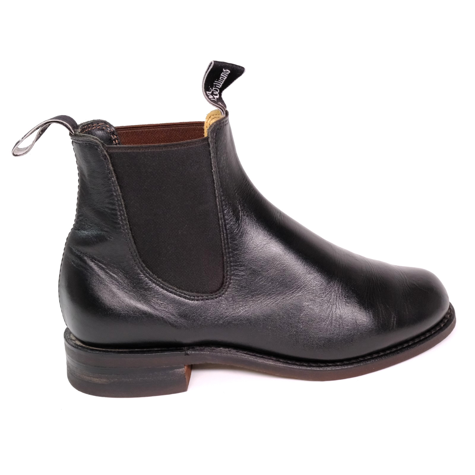 R.M. Williams Comfort Craftsman Black Leather Boots Women’s AU 5 G US 7.5 EU 38