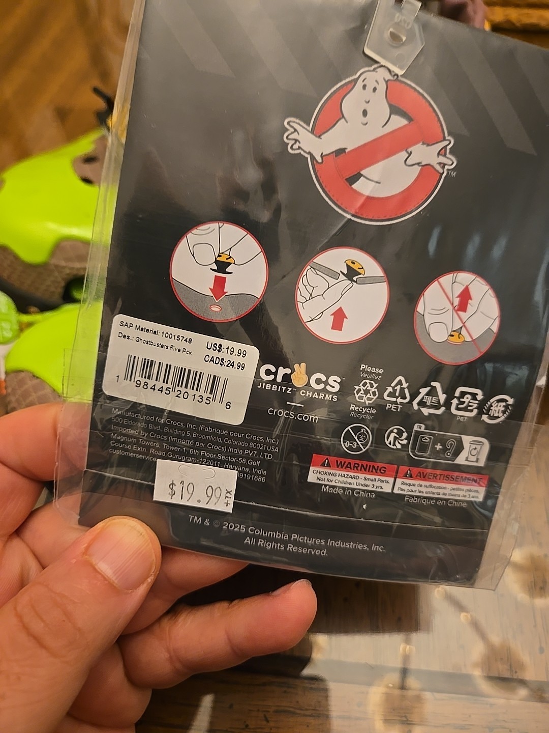 CROCS Ghostbusters Classic Clog 9M-11M 211414-90H SHIP FAST