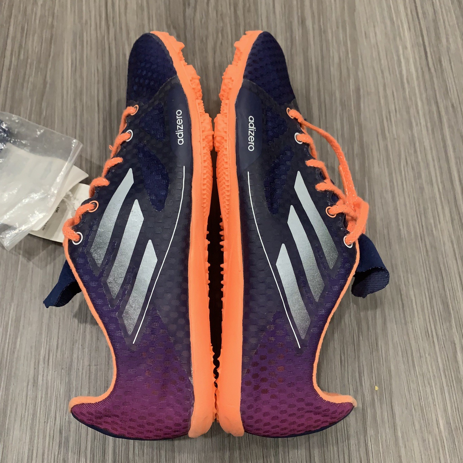 ADIDAS Adizero Ambition 2 Purple/Orange Women 6 Track & Field Spikes No Spikes