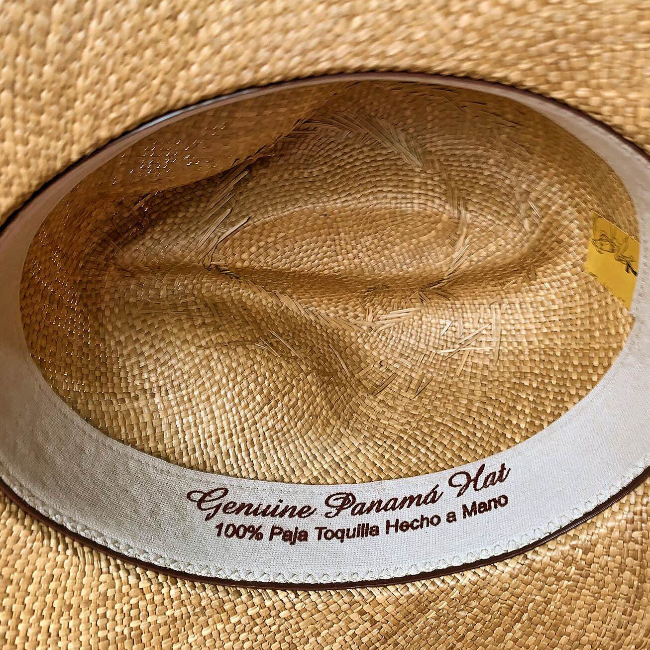 GENUINE PANAMA HAT COWBOY VAQUERO STYLE ECUADOR TOQUILLA STRAW LARGE BRIM