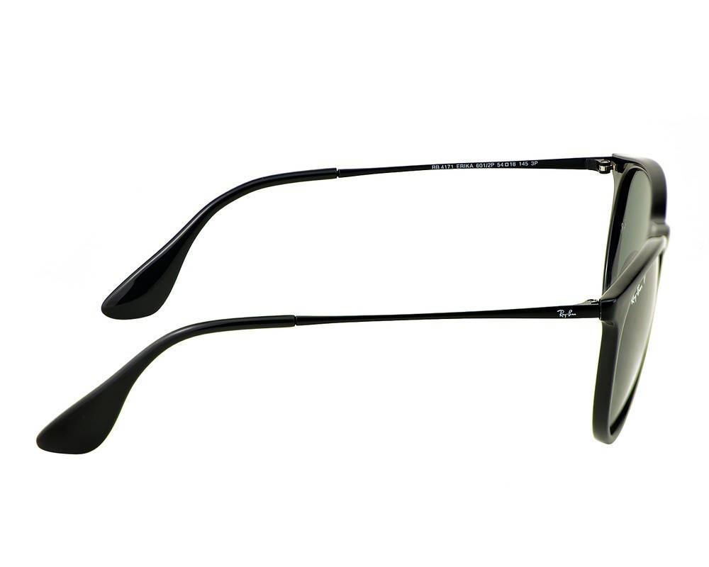 Ray-Ban Sunglasses RB4171 Erika Black Frame Polarized Green Lens 54mm for Women