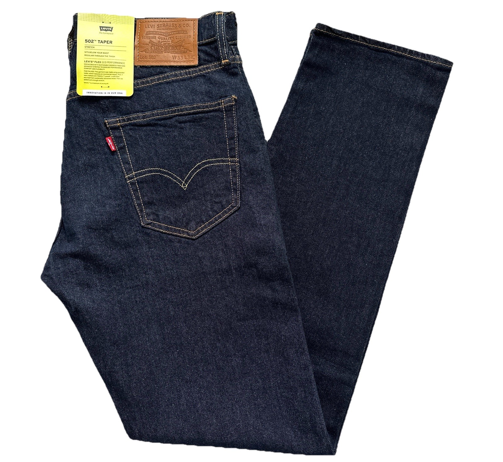Levi’s Premium Men’s 502 Taper Jeans Size: 33 x 34