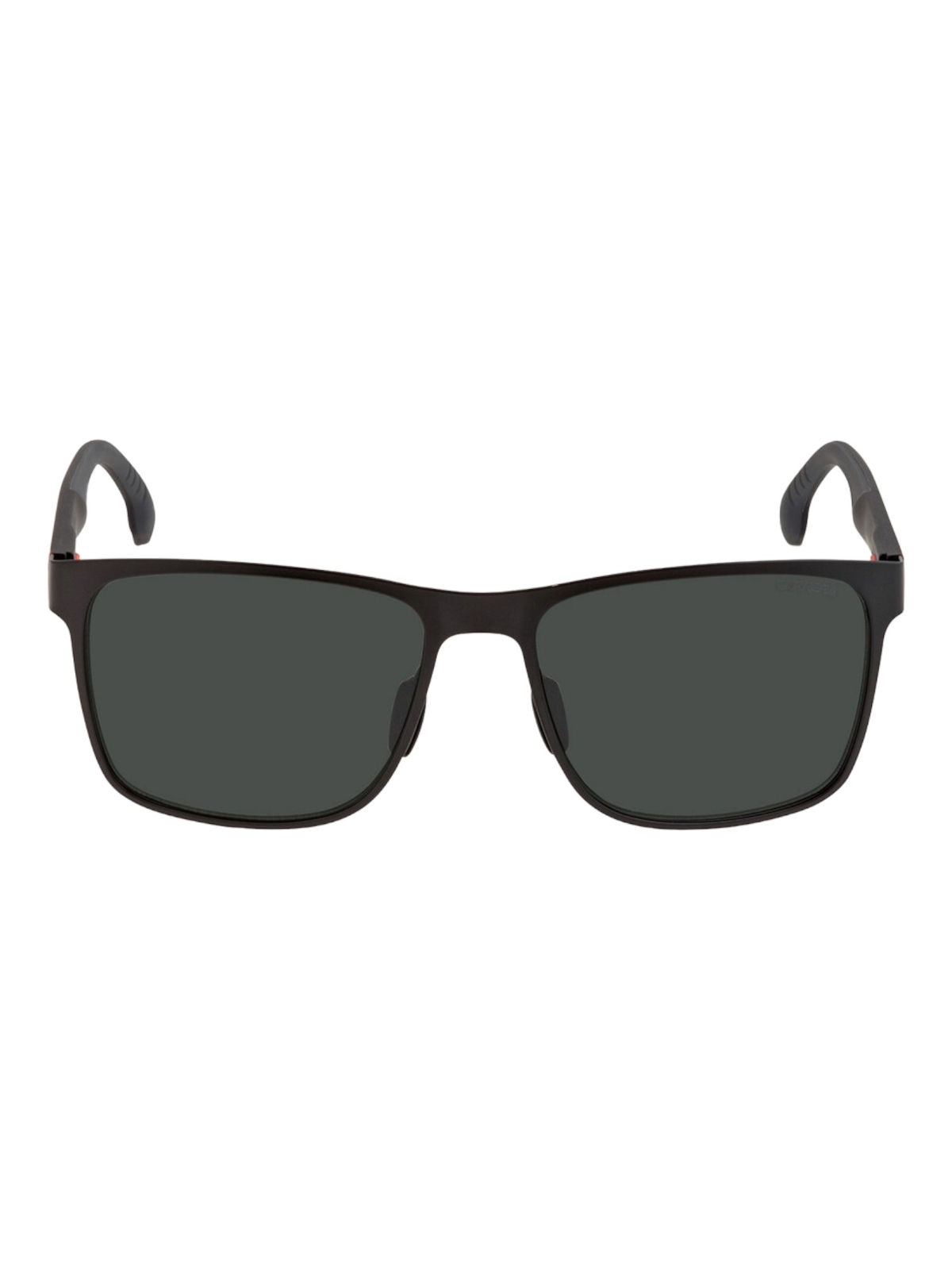 Carrera 8026/S Men’s Matte Black Green Rectangular 57-17-145 Sunglasses MSRP$175