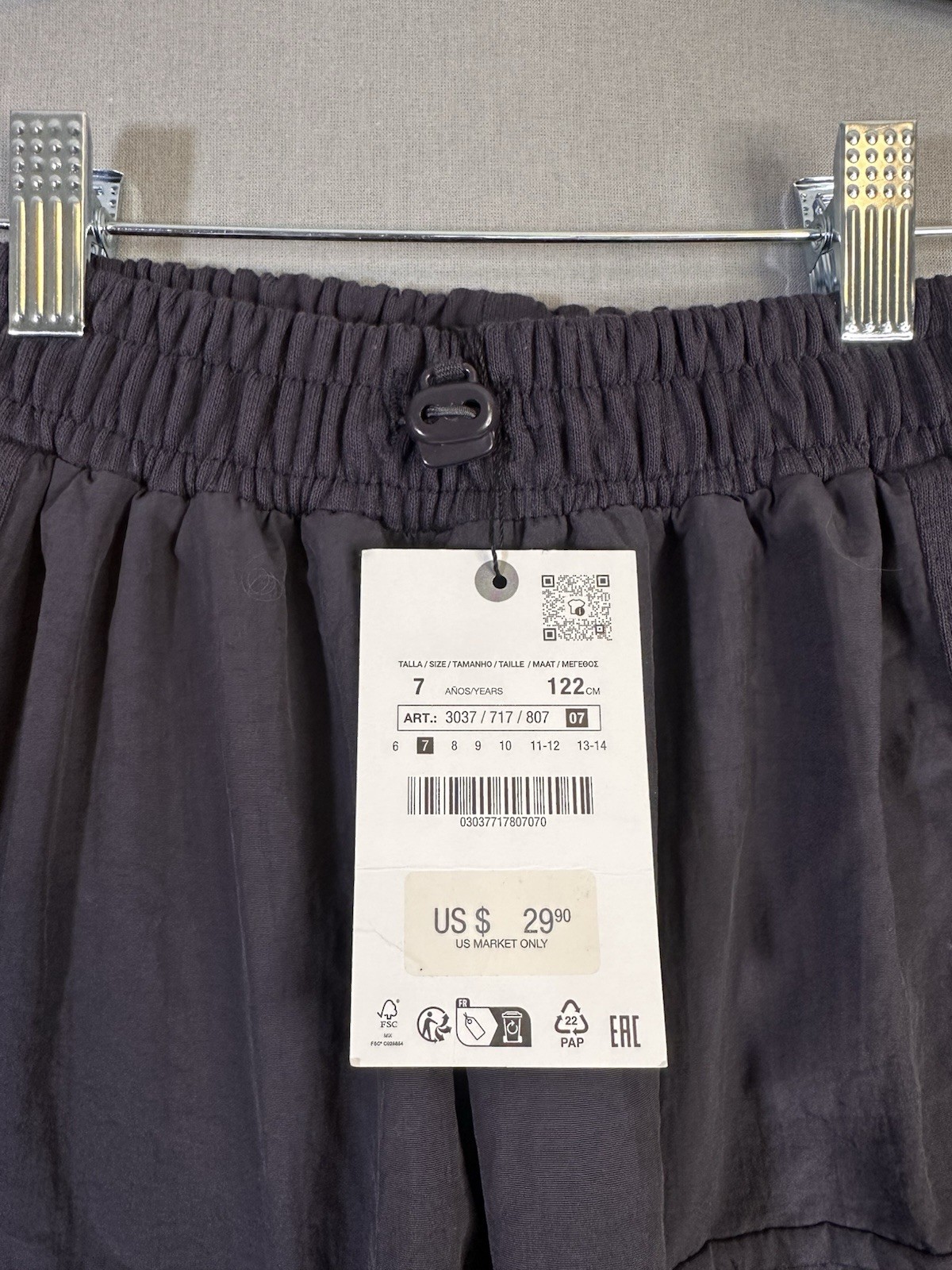 Set of Three 1 NWT ZARA navy cargo 2 Athleta black High Rise Leggings Black