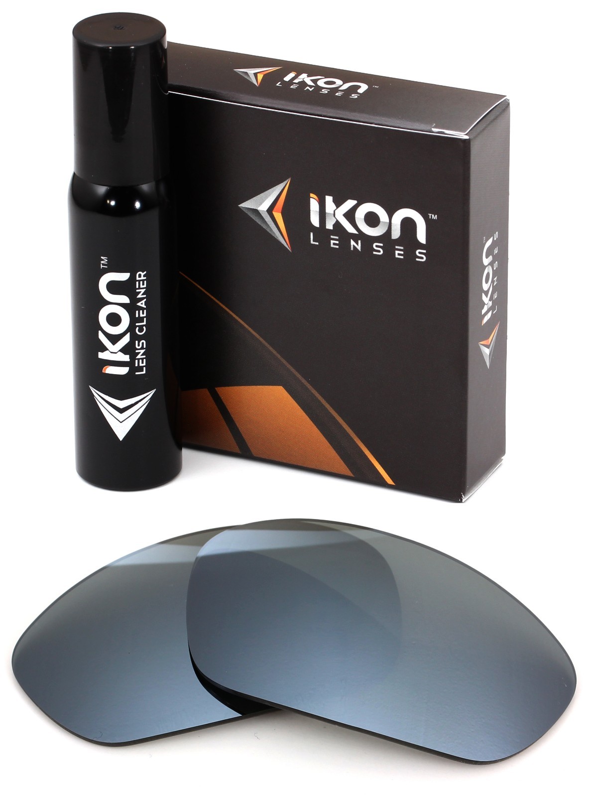 Polarized IKON Iridium Replacement Lenses For Oakley Straight Jacket 2007 Silver