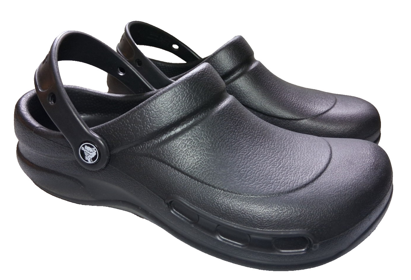 Crocs At Work Bistro Clog Black Unisex Size Womens 10/ 8 Mens EXCELLENT