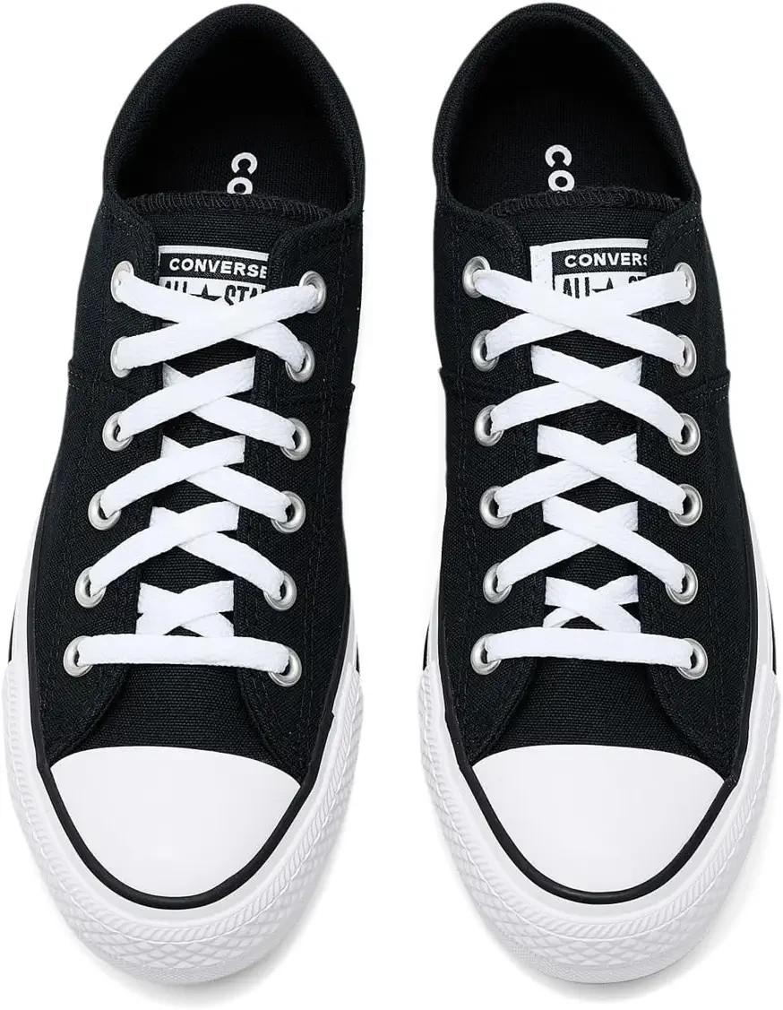 Converse Women’s Madison Low Top Sneaker 563508C Black White 100% Authentic New