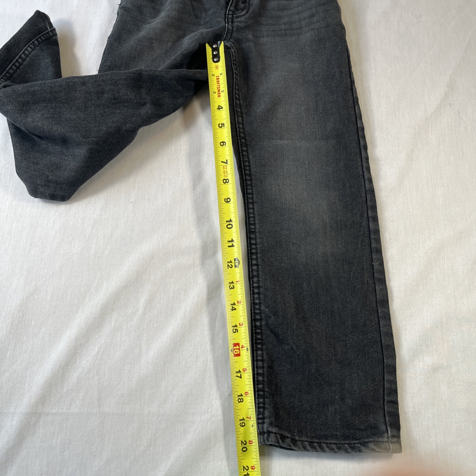 Levi’s Kids Performance 514 Straight jeans Faded Black Size 7 Reg
